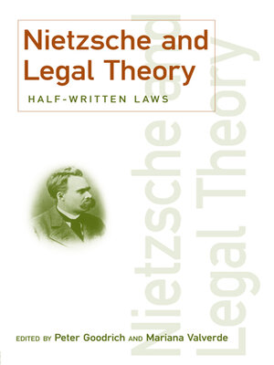 cover image of Nietzsche and Legal Theory